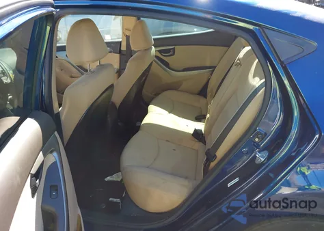 2013 Hyundai Elantra Gls from USA, damaged, VIN KMHDH4AE5DU874012